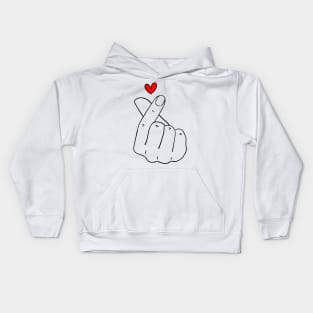 K-Pop Finger Heart Kids Hoodie